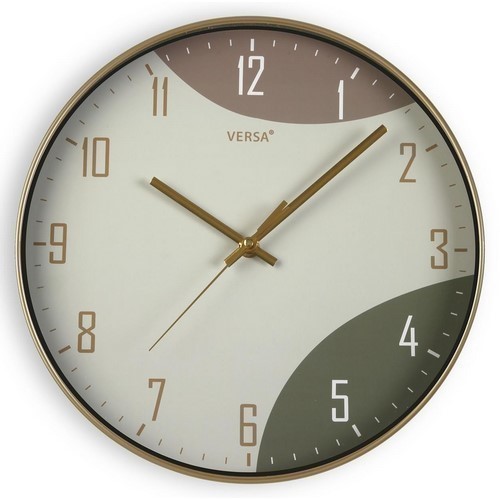 RELOJ PARED VERSA VERDE CLARO REDONDO 30.5CMS